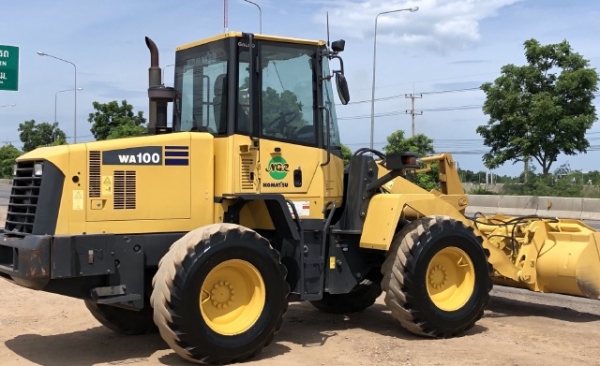 ขายรถตักล้อยาง KOMATSU WA100-5 แขนยาวพิเศษ นำเข้าเองจากญี่ปุ่น สภาพสวยพร้อมใช้ มีVDOการทำงานครับ