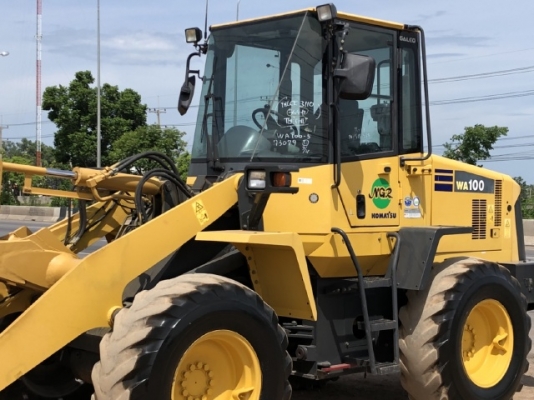 ขายรถตักล้อยาง KOMATSU WA100-5 แขนยาวพิเศษ นำเข้าเองจากญี่ปุ่น สภาพสวยพร้อมใช้ มีVDOการทำงานครับ