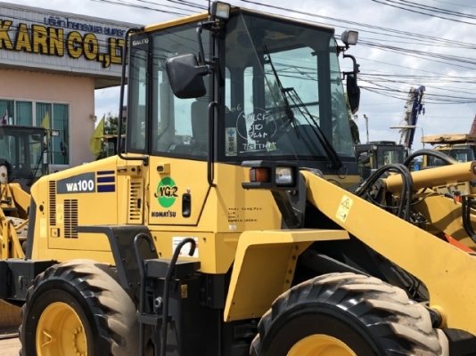 ขายรถตักล้อยาง KOMATSU WA100-5 แขนยาวพิเศษ นำเข้าเองจากญี่ปุ่น สภาพสวยพร้อมใช้ มีVDOการทำงานครับ