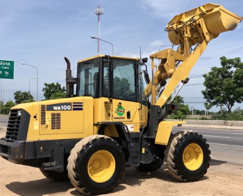 ขายรถตักล้อยาง KOMATSU WA100-5 แขนยาวพิเศษ นำเข้าเองจากญี่ปุ่น สภาพสวยพร้อมใช้ มีVDOการทำงานครับ