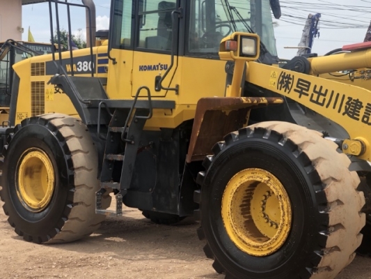 ขายรถตักล้อยาง KOMATSU WA380-6 ปี 2010 รถนอกนำเข้าจากญี่ปุ่น สภาพสวยพร้อมใช้ มีVDOการทำงานครับ