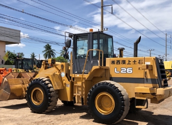 ขายรถตักล้อยาง TCM L26 นำเข้าเองจากญี่ปุ่น สภาพสวยพร้อมใช้ มีVDOการทำงานครับ