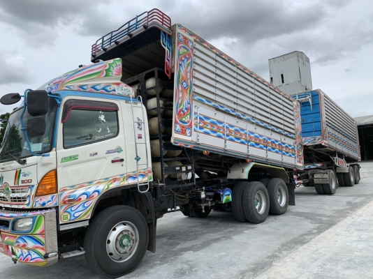 ขายรถก๊าซฮีโน่. 360 แรงม้า. ปี 55. ปลายปีคอกเกษตรดั๊มแม่ลูก. กระบะเนียมอู่ซีทีทรัค