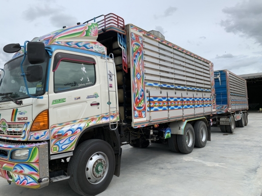 ขายรถก๊าซฮีโน่. 360 แรงม้า. ปี 55. ปลายปีคอกเกษตรดั๊มแม่ลูก. กระบะเนียมอู่ซีทีทรัค