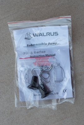 ปั๊มแช่ ปั๊มน้ำ ไดโว่ Walrus รุ่น PW100A ขนาด 1 นิ้ว ของใหม่ แกะกล่อง