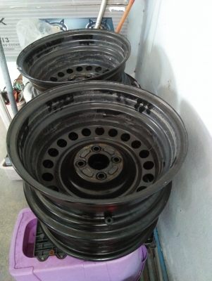 ขายล้อกระทะพร้อมฝาครอบล้อ ฮอนด้า ซิตี้ แจ๊ซ