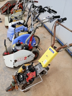 ขายรถพรวนขุดดินแบบหนู robin yanmar mitsubishi