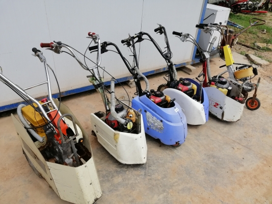 ขายรถพรวนขุดดินแบบหนู robin yanmar mitsubishi