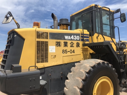ขายรถตักล้อยาง KOMATSU WA430-6 นำเข้าเองจากญี่ปุ่น สภาพสวยพร้อมใช้ มีVDOการทำงานครับ