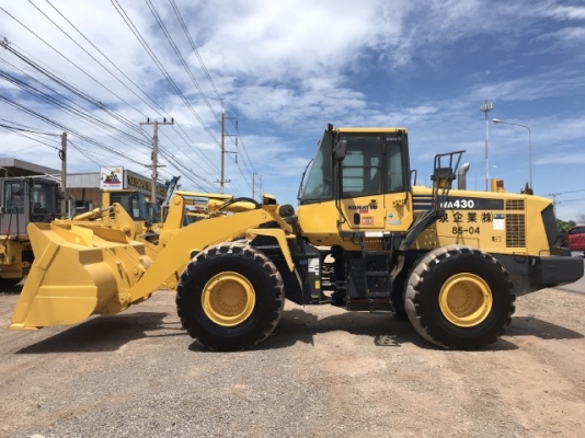 ขายรถตักล้อยาง KOMATSU WA430-6 นำเข้าเองจากญี่ปุ่น สภาพสวยพร้อมใช้ มีVDOการทำงานครับ