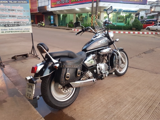ขาย HONDA PHANTOM TA200 ปี2001 แต่งสวยๆ เดิมๆ ยางหลังใหม่ มีกระเป๋าข้าง กันล้ม ชิวหน้า ทะเบียนพร้อมโ