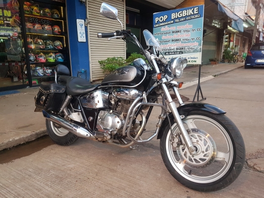 ขาย HONDA PHANTOM TA200 ปี2001 แต่งสวยๆ เดิมๆ ยางหลังใหม่ มีกระเป๋าข้าง กันล้ม ชิวหน้า ทะเบียนพร้อมโ
