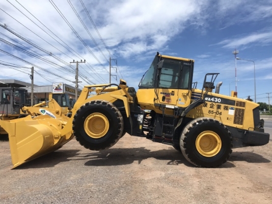 ขายรถตักล้อยาง KOMATSU WA430-6 นำเข้าเองจากญี่ปุ่น สภาพสวยพร้อมใช้ มีVDOการทำงานครับ