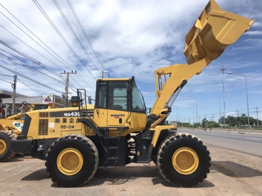 ขายรถตักล้อยาง KOMATSU WA430-6 นำเข้าเองจากญี่ปุ่น สภาพสวยพร้อมใช้ มีVDOการทำงานครับ