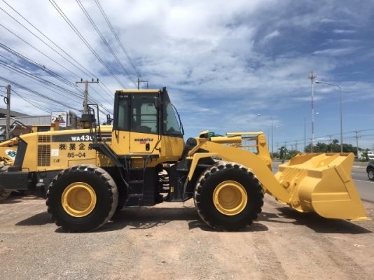 ขายรถตักล้อยาง KOMATSU WA430-6 นำเข้าเองจากญี่ปุ่น สภาพสวยพร้อมใช้ มีVDOการทำงานครับ
