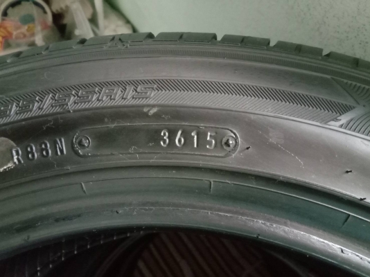 ขายยางมือสอง Dunlop SP Touring T1 195/55R15 85H ขาย 2 เส้นแถม 2 เส้น ขายยางมือสอง Dunlop SP Touring T1 195/55R15 85H ขาย 2 เส้นแถม 2 เส้น