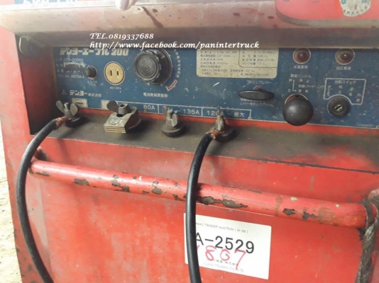 SALE** FROM JAPAN ขายถูกด่วนๆเครื่องเชื่อมพร้อมชุดปั่นไฟ* DCD200SS /เครื่องยนต์ดีเซล:2 สูบ (ทดสอบแล้วใช้งานได้จริง)