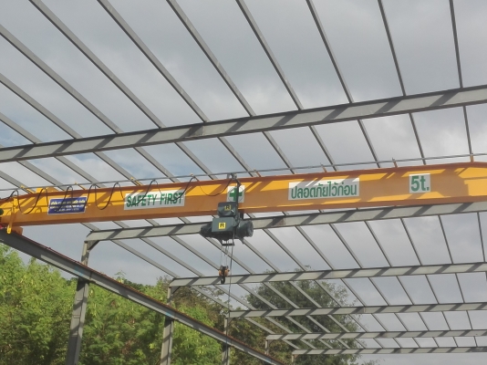 รับติดตั้งเครนโรงงาน และรับออกแบบติดตั้งเครนไฟฟ้า