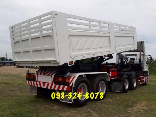 ISUZU GXZ DECA270 ยูโรทู ปี 48 สิบล้อหัวลากเครื่องดำ ยูโรทูฝาดำ เครื่องเกียร์เดิมดี ยางเต็ม พร้อมใช้ ISUZU GXZ DECA270 ยูโรทู ปี 48 สิบล้อหัวลากเครื่องดำ ยูโรทูฝาดำ เครื่องเกียร์เดิมดี ยางเต็ม พร้อมใช้