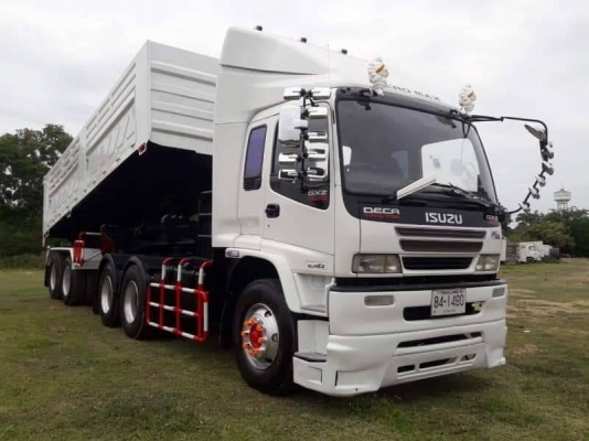 ISUZU GXZ DECA270 ยูโรทู ปี 48 สิบล้อหัวลากเครื่องดำ ยูโรทูฝาดำ เครื่องเกียร์เดิมดี ยางเต็ม พร้อมใช้ ISUZU GXZ DECA270 ยูโรทู ปี 48 สิบล้อหัวลากเครื่องดำ ยูโรทูฝาดำ เครื่องเกียร์เดิมดี ยางเต็ม พร้อมใช้