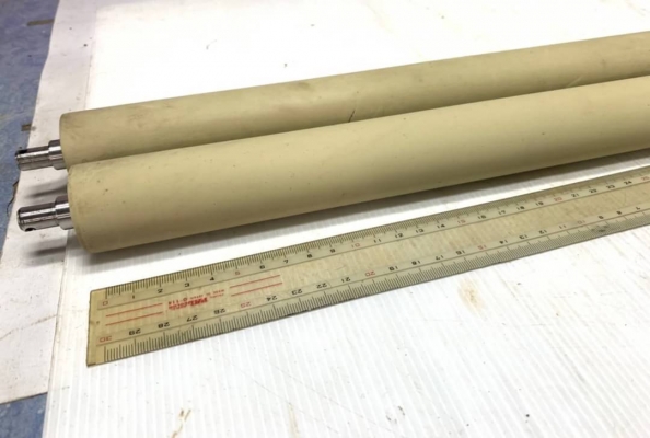 คู่ละ 500 บ.ส่งถึงบ้านฟรี โทร 083-2000058 LINE ID: line832923 ชุดกระบอกลูกกลิ้งเหล็กเคลือบยางเพิ่มคว