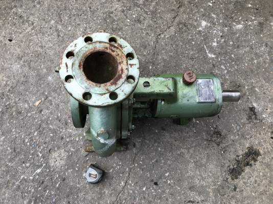 ขายปั๊มน้ำหอยโข่ง Torishima pump ขนาดเข้า 4นิ้ว ออก 3นิ้ว made in Japan ใบเหล็กหล่อ สภาพสวยใหม่มาก พร้อมใช้งาน