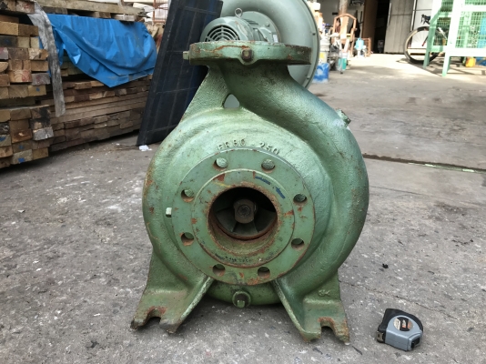 ขายปั๊มน้ำหอยโข่ง Torishima pump ขนาดเข้า 4นิ้ว ออก 3นิ้ว made in Japan ใบเหล็กหล่อ สภาพสวยใหม่มาก พร้อมใช้งาน