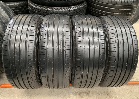 ล้อแม็กป้ายแดง Honda Civic FC 2019 ขอบ 16 สีเทากัน พร้อมยางป้ายแดง 215-55-16 Dunlop ปี 19 สวยๆ