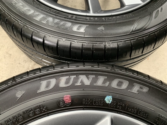 ล้อแม็กป้ายแดง Honda Civic FC 2019 ขอบ 16 สีเทากัน พร้อมยางป้ายแดง 215-55-16 Dunlop ปี 19 สวยๆ