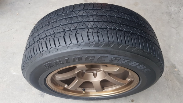 ล้อใหม่ขอบ18 TE37 SUV 6รู139 ยาง\%255/60/18  4 ล้อ