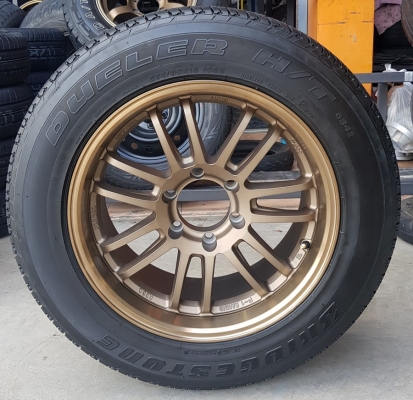 ล้อใหม่ขอบ18 RE30 6รู139 ยาง\%255/60/18 4 ล้อ