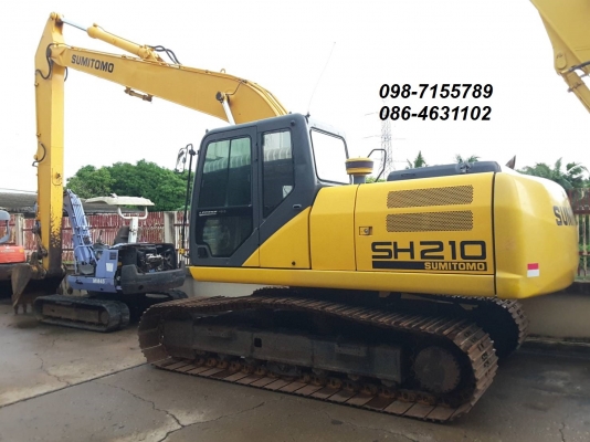 ขาย!! >>> Sumitomo Sh210 รุ่น 5 บูมอาร์มยาว เบอร์2 รถสวยพร้อมใช้ <<< เบอร์ติดต่อ 098-7155789 086-4631102