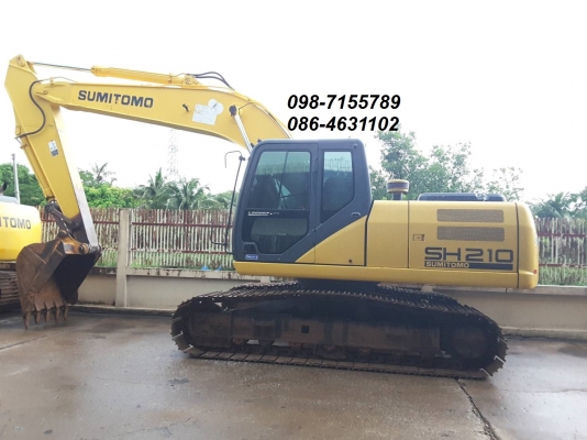 ขาย!! >>> Sumitomo Sh210 รุ่น 5 ไฟฟ้าเต็ม เล่มทะเบียนพร้อม เอาไปลุยงานได้เลย <<< เบอร์ติดต่อ 098-7155789 086-4631102