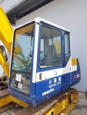 ขาย KOMATSU  PC60-6#37823 จากญี่ปุ่น ไม่เคยใช้ในไทย เดิมๆ บอดี้สวย ช่วงล่างเต็ม ระบบดี