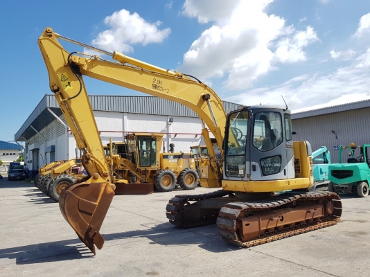 ขายแบคโฮ KOMATSU  PC128US-2E1 จากญี่ปุ่น เดิมๆ100\% ไม่เคยใช้ในไทย