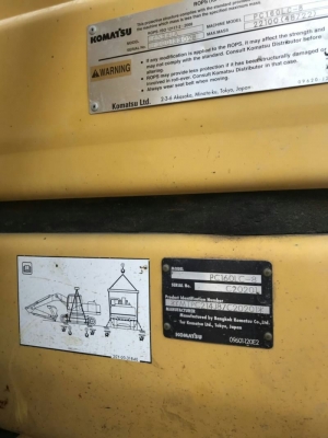 ขายKOMATSU PC160-8 เอกสารเล่มทะเบียนราคา 1,000,000 ขายKOMATSU PC160-8 เอกสารเล่มทะเบียนราคา 1,000,000