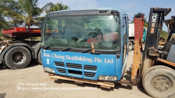 SALE สินค้าเก่านอก *โปรลดกระหน่ำ ราคาถูกตาแตก!! หัวเก๋งรถบรรทุกไซค์10ล้อ -หัวลาก /CABIN ISUZU :GIGA (3ใบปัด)