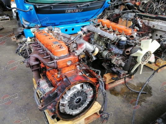 เครื่องยนต์ ISUZU 6BG 185 แรงม้า เสื้อส้ม