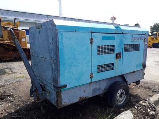 ปั้มลม AIRMAN : PDS390S ปี2006 7บาร์ พร้อมฐานล้อ นำเข้าตรงยกชุดจากญี่ปุ่นครับ