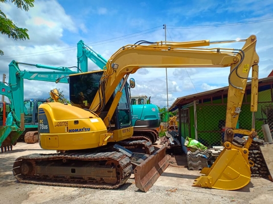 ขายจ้า..KOMATSU PC78US-8 เก่านอกแท้  เดิมๆๆ  มีลายแย๊ก  พร้อมผานดัน  สวย โทร 089-3818694จ๊อย