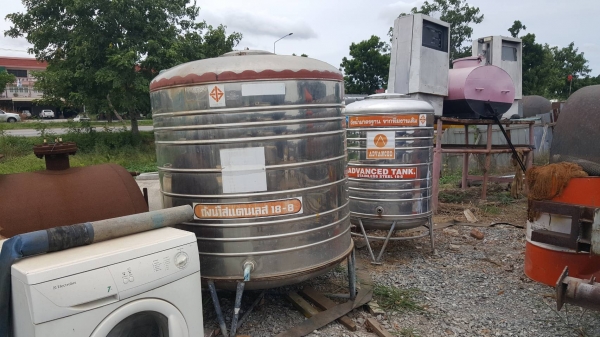 ถังน้ำสแตนเลสขนาด 2000 ลิตรตราเพชรสวยๆ