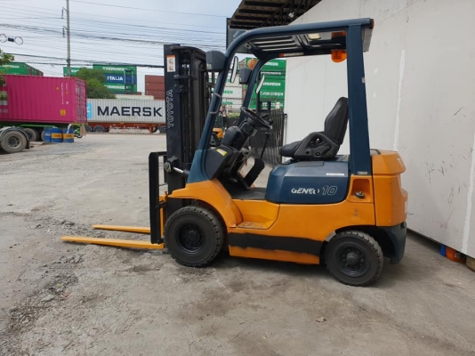 ขายรถโฟล์คลิฟท์ Toyota 7FD10 นำเข้าจากญี่ปุ่น สภาพเดิมๆ เครื่องสวย ใช้งานน้อย ขายรถโฟล์คลิฟท์ Toyota 7FD10 นำเข้าจากญี่ปุ่น สภาพเดิมๆ เครื่องสวย ใช้งานน้อย