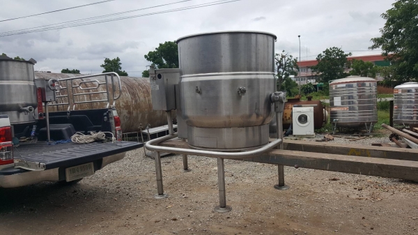 หม้อต้มสองชั้น สแตนเลส ขนาด 300 ลิตรสวยๆ หม้อต้มสองชั้น สแตนเลส ขนาด 300 ลิตรสวยๆ