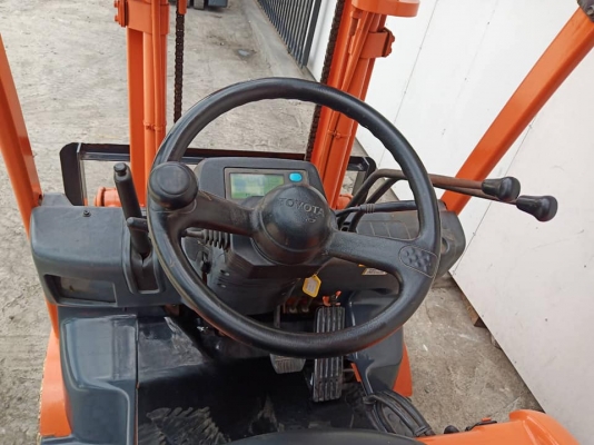 ขายรถโฟล์คลิฟท์ TOYOTA 6FB15 นำเข้าจากญี่ปุ่น เสายกสูง 3 เมตร พร้อมใช้งาน ขายรถโฟล์คลิฟท์ TOYOTA 6FB15 นำเข้าจากญี่ปุ่น เสายกสูง 3 เมตร พร้อมใช้งาน