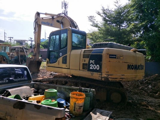 ขาย KOMATSU PC200-8 ทำงาน9900ชม.มีระบบหัวกระแทกเอกสารเล่มทะเบียนไฟเต็มราคา1,300,000