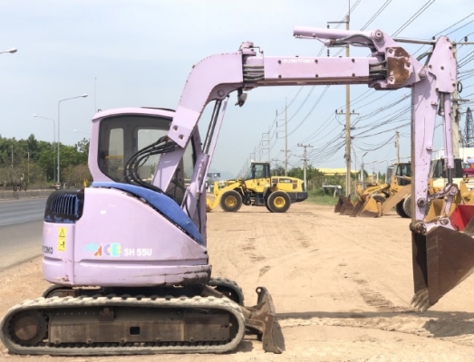 ขายรถขุด SUMITOMO SH55U-2 (เทียบเท่า PC50) (2,XXX ชั่วโมง) นำเข้าเองจากญี่ปุ่น สภาพพร้อมใช้ มีVDOการทำงานครับ