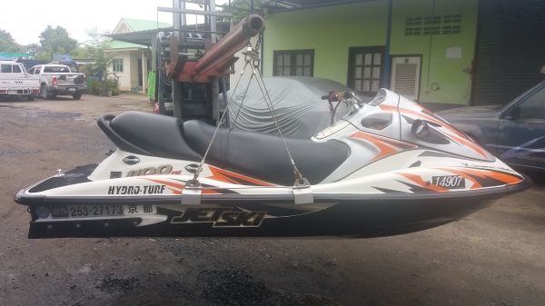 ขออนุญาต ขาย KAWASAKI STX1100cc.เก่าญี่ปุ่น 3 ที่นั่งมีถอยหลัง เรือพร้อมขับ
