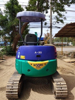 ขายรถขุดแบคโฮ KOMATSU 30MR-1ขนาดPc30 รถเก่านอกแท้100\% สวยเดิมๆ (คอลโทนสั้น ปั๊มนิ้ว แทรคเหล็กใหม่) ระบบไว รถพร้อมใช้งาน เอกสารใบอินวอยครบ  ราคา 400,000 ต่อรองได้ ☎ติดต่อ 096-3268553 (สถิตย์พันธ์) ????ID LINE 0963268553 ร้านรุ่งเจริญแทรกเตอร์ อำเภอพระพุทธบ