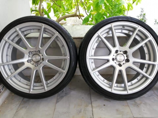 ล้อADV.1 ขอบ20 สภาพสวย ไม่มีซ่อม พร้อมยาง ราคาไม่แพง ล้อADV.1 ขอบ20 สภาพสวย ไม่มีซ่อม พร้อมยาง ราคาไม่แพง