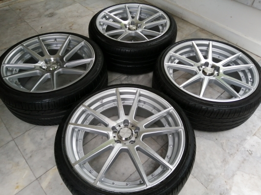 ล้อADV.1 ขอบ20 สภาพสวย ไม่มีซ่อม พร้อมยาง ราคาไม่แพง ล้อADV.1 ขอบ20 สภาพสวย ไม่มีซ่อม พร้อมยาง ราคาไม่แพง